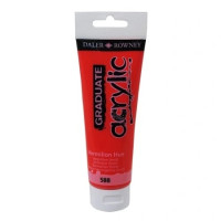 Farba akrylowa Graduate Acrylic 120ml Vermilion Hue 123120588
